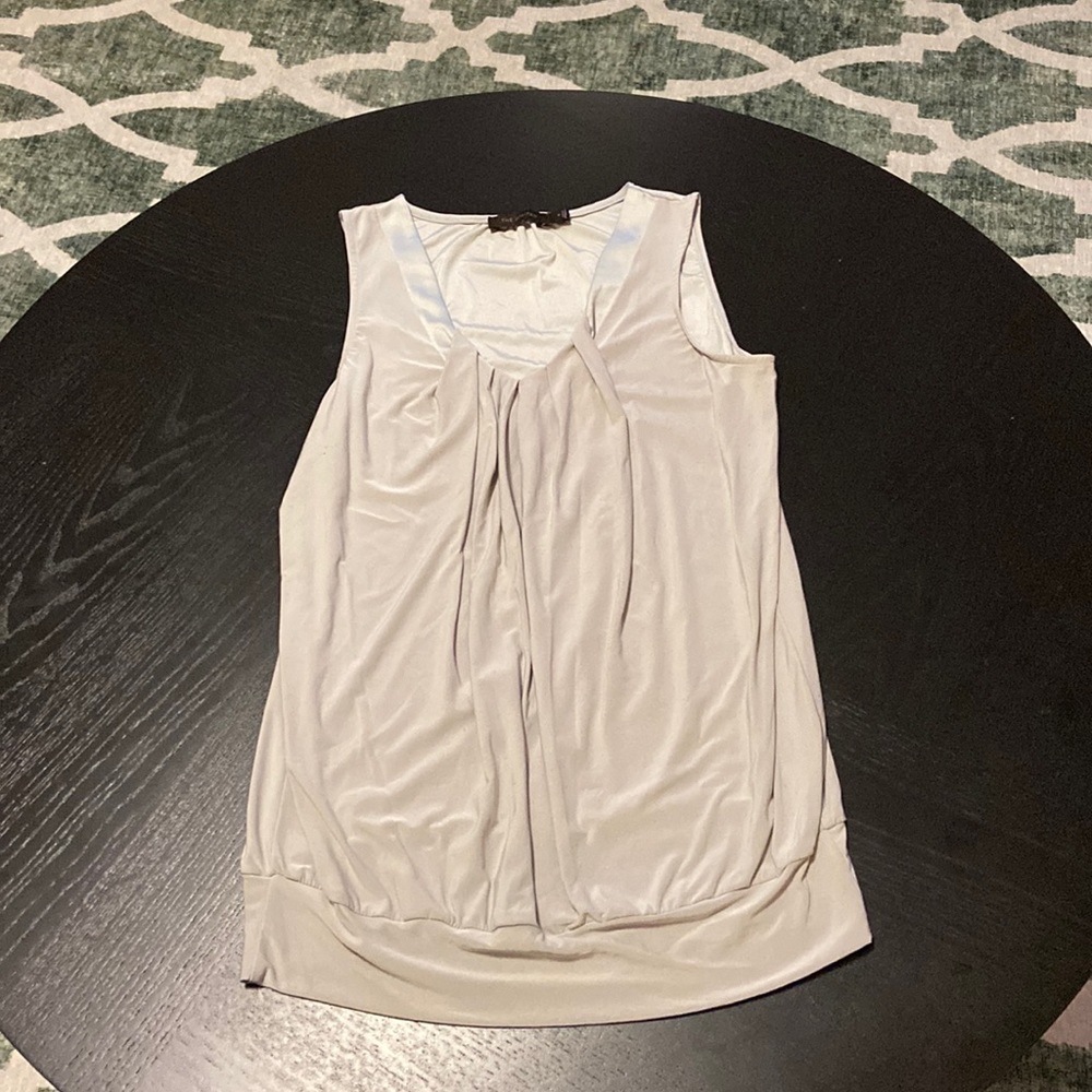 The Limited Sleeveless Grey Blouse